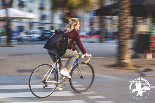 Barcelona Fixie Biker