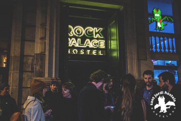 On the Street - Rock Palace Hostel Barcelona