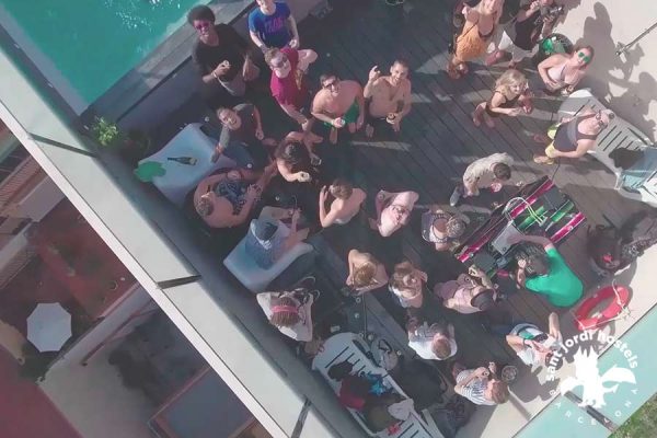 Bird's-eye-view - Rock Palace Hostel Barcelona