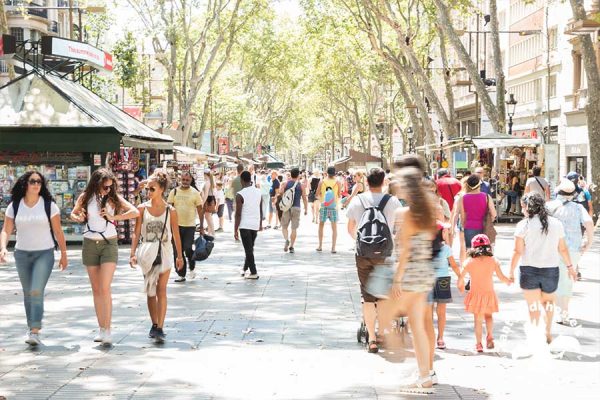 Taking a Stroll - Las Ramblas