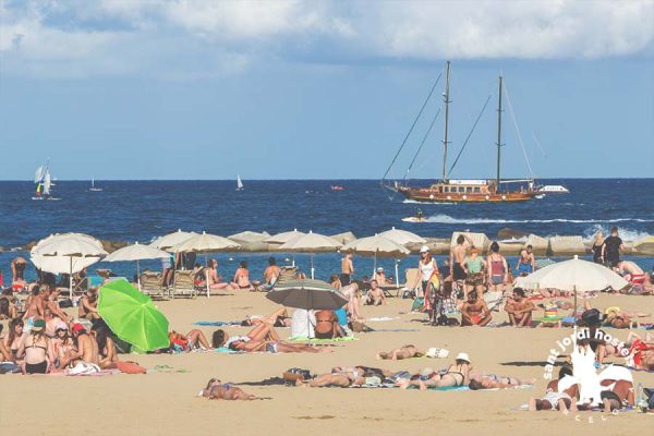 Sunbathing - Barceloneta Beach