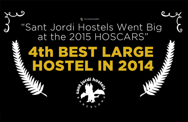 4th best large hostel worldwide 2014