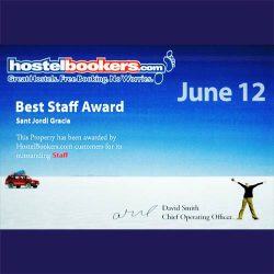 Hostelbookers Best Staff Award 2012