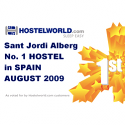 Hostelworld award 2009 - best hostel in spain