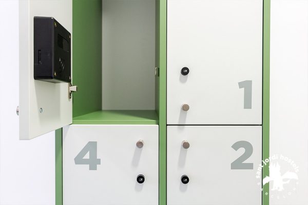 Security Lockers (alternate) - Rock Palace Hostel Barcelona
