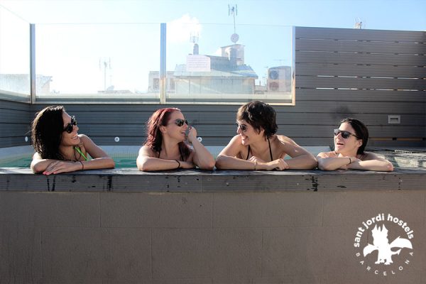 The Pool - Rock Palace Hostel Barcelona