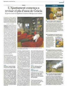 Sant Jordi Hostels in Ara newspaper Barcelona_27 August 2013