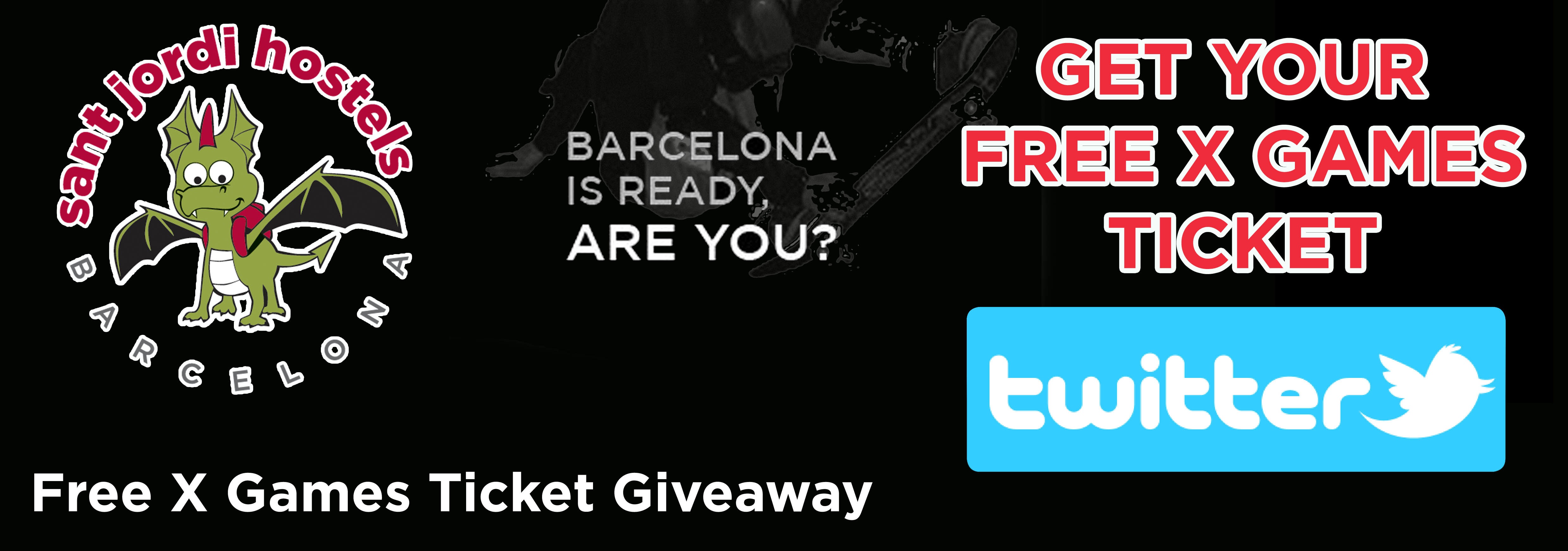 Free x games barcelona tickets giveaway