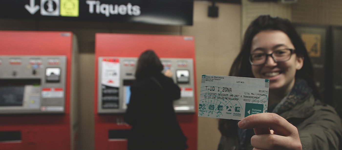 using the metro in barcelona - t10 ticket is the best