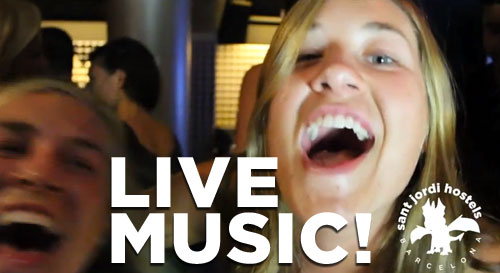 barcelona-hostel_live-music live music