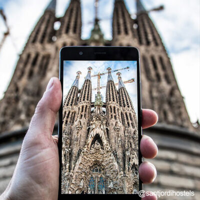 Sagrada Familia selfie