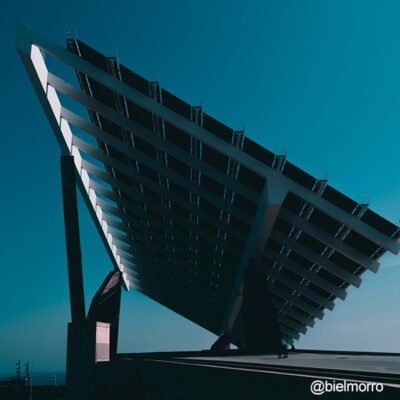 Silueta de las instalaciones del Parc del Forum