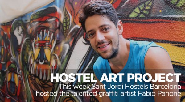hostel art project in barcelona