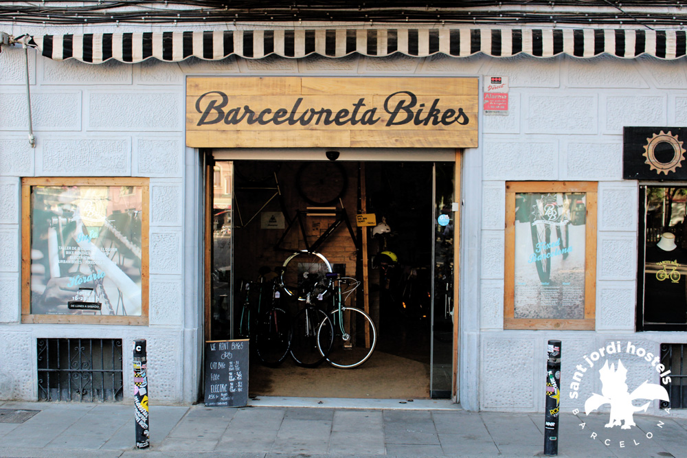 barceloneta bikes entrance