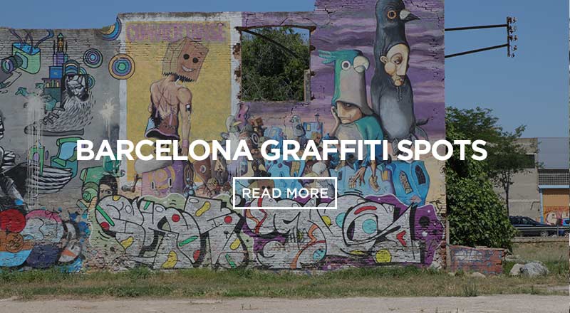 Get to know Barcelona through checking out the coolest graffiti spots in Barcelona!