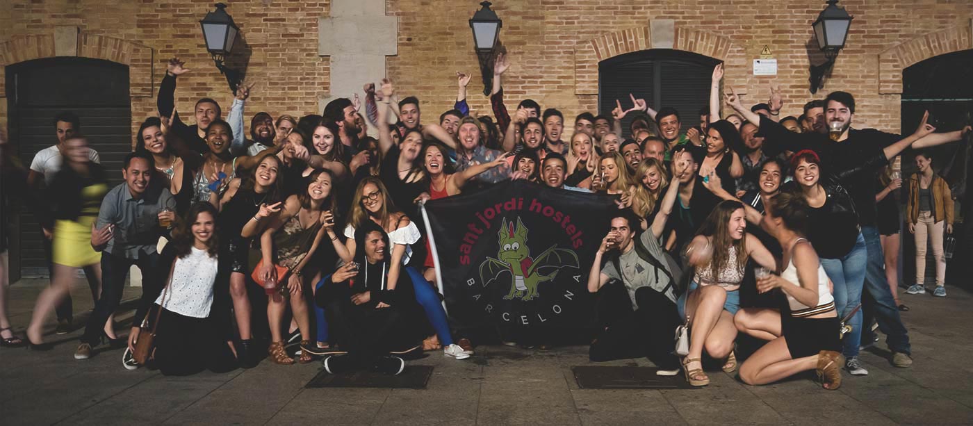 The Biggest Bar Crawl In Barcelona Sant Jordi Hostels