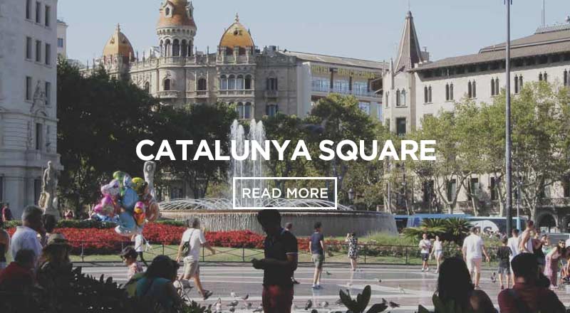 Catalunya square in Barcelona is one of the most popular spots to see while you are visiting the catalan capital