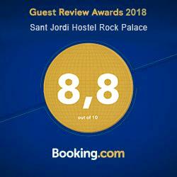 Google Review Awards 2018 Sant Jordi Hostels Rock Palace