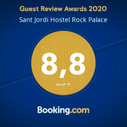 Google Review Awards 2020 Sant Jordi Hostels Rock Palace