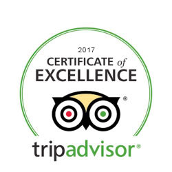 Tripadvisor Certificate of Excellence 2017