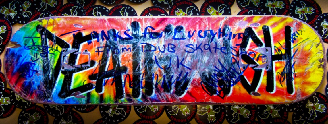 dub skateshop signed deck