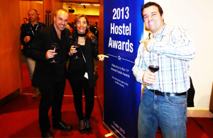 Sant Jordi Hostels Barcelona at the Hoscars 2013_hostelworld event Dublin