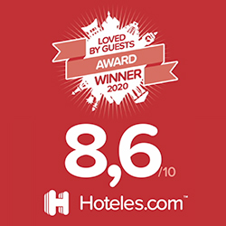 Hoteles.com 2020 loved by guests award