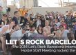 let's rock barcelona international hostel staff meeting 2014
