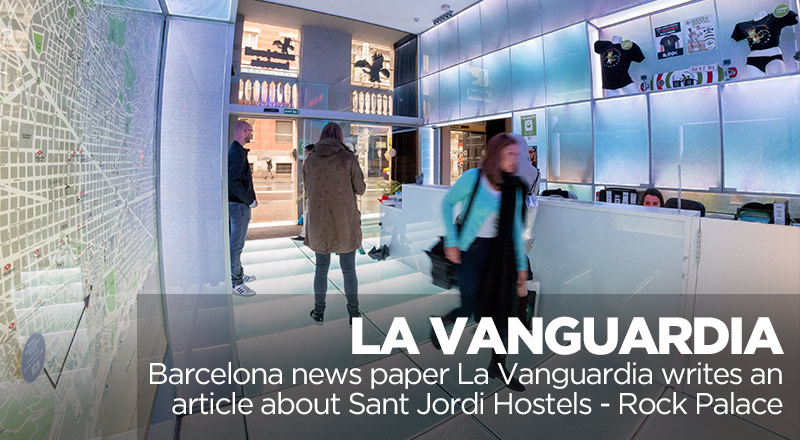 Sant Jordi Rock Palace in Lavanguardia Newspaper