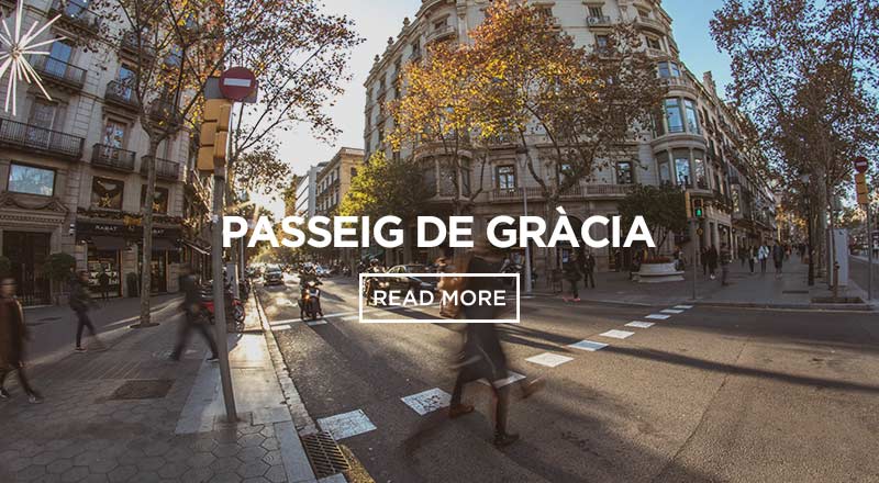 Passeig de Gràcia is where you will find the best shopping in Barcelona.