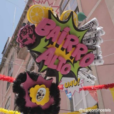 bairro alto street decoration