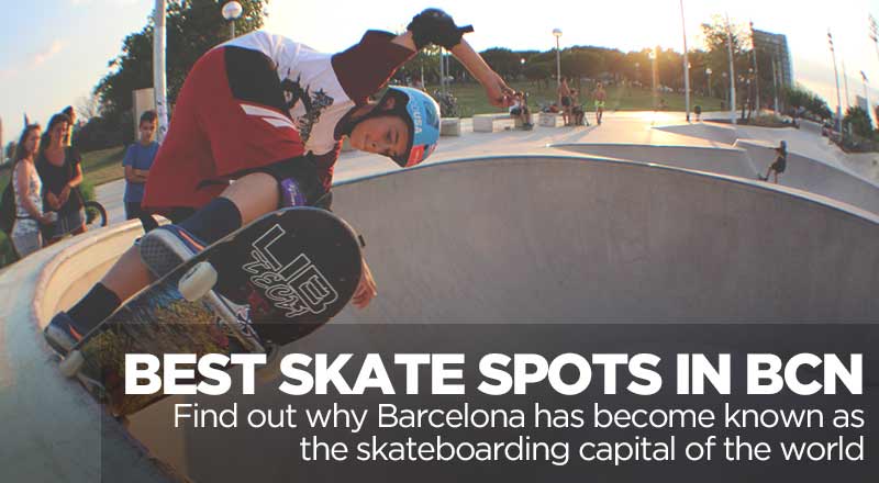 Find out the best skateboarding spots in Barcelona