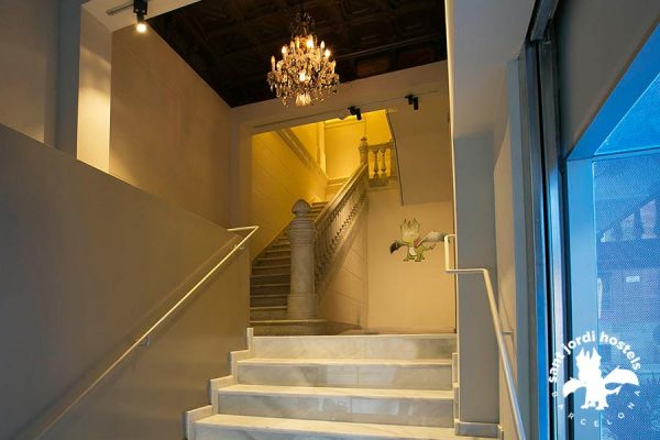 Main Stairs - Rock Palace Hostel Barcelona