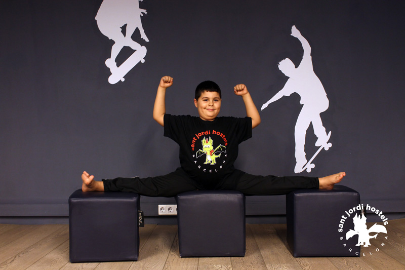 Taekwondo stretching kid