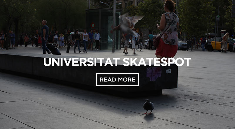 Universitat is no Secret, But it's still Worth a Skate One of the best and most popular skate spots in Barcleona