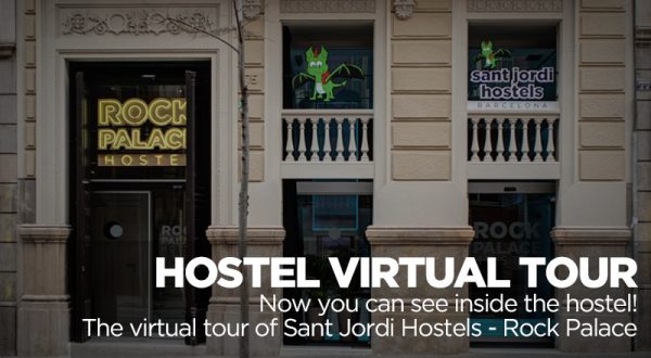 Barcelona hostel virtual tour at the rock palace hostel