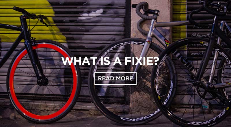 The simplest way to describe a “fixie”, or fixed-gear bicycle, is a bike that has only one gear and no freewheel
